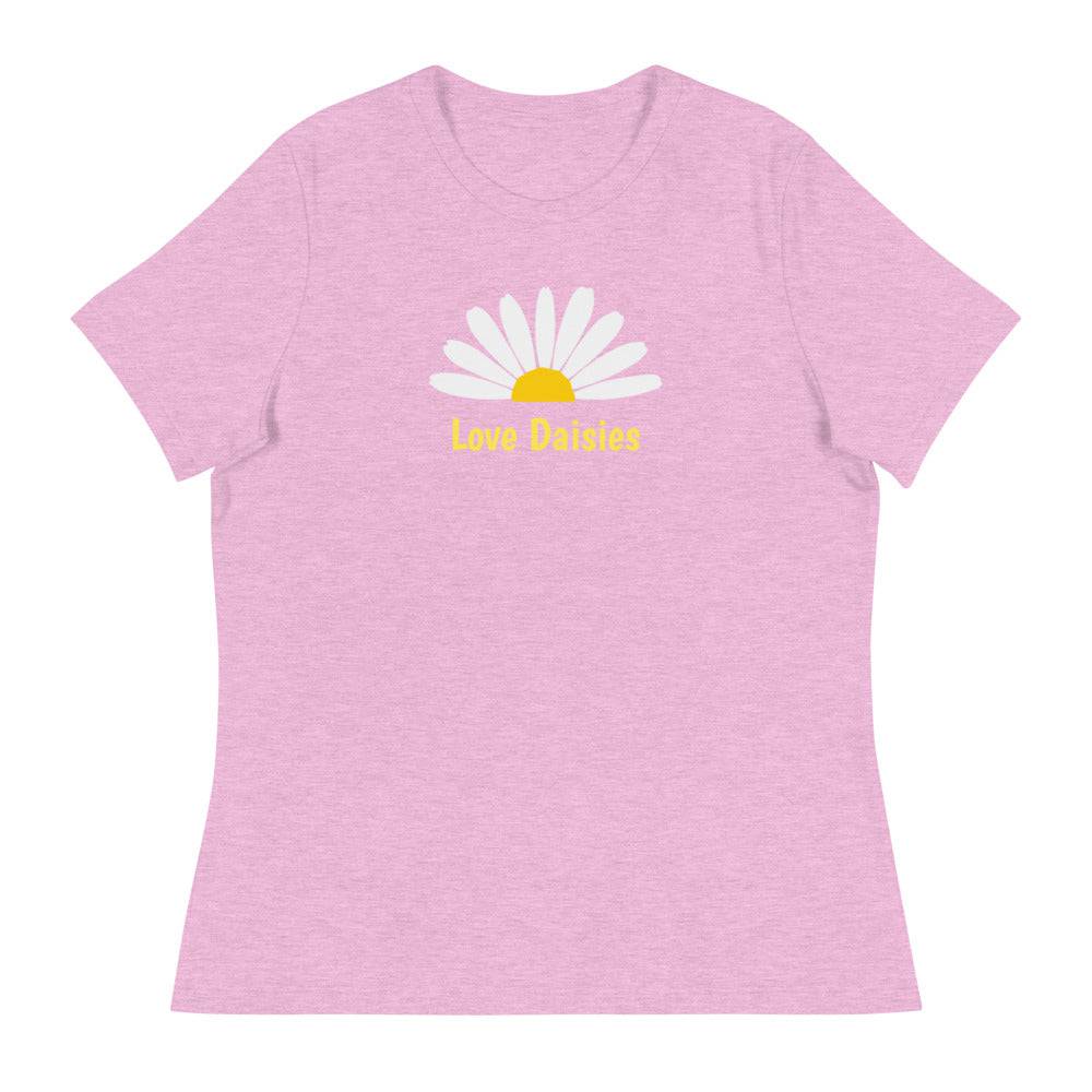 Women's Relaxed T-Shirt/Half Daisy - Enet Images