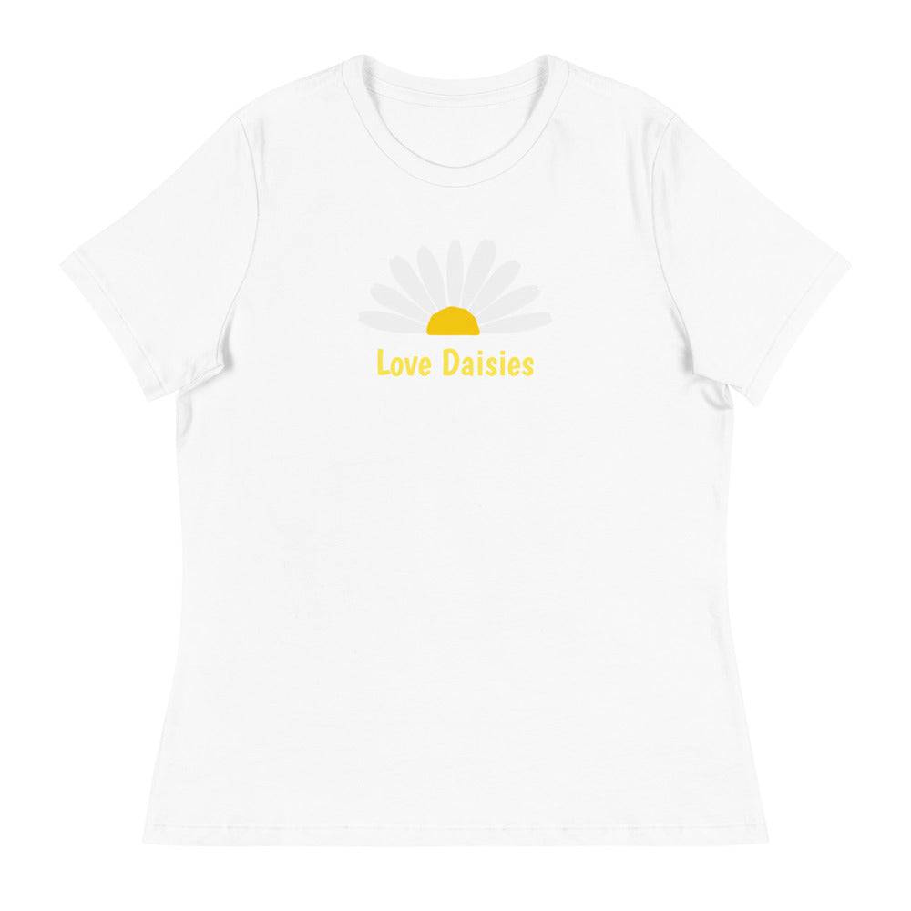 Women's Relaxed T-Shirt/Half Daisy - Enet Images
