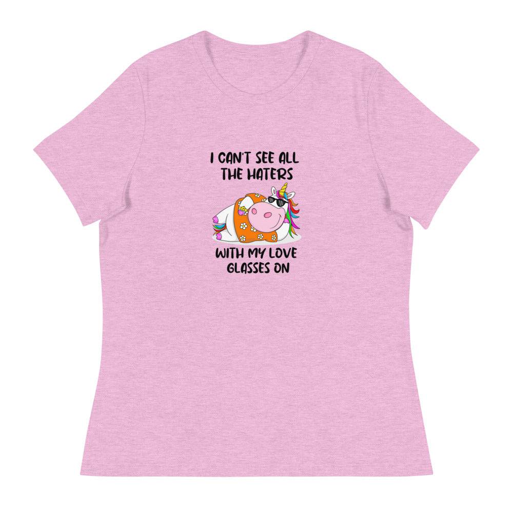 Women's Relaxed T-Shirt/Haters - Enet Images