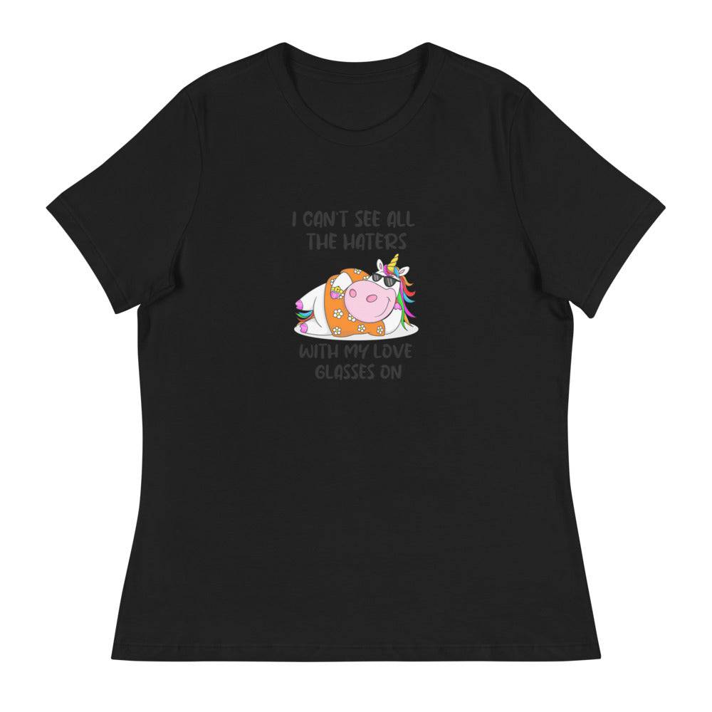 Women's Relaxed T-Shirt/Haters - Enet Images