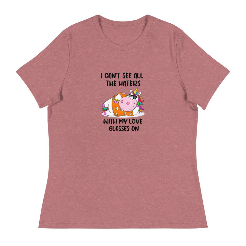 Women's Relaxed T-Shirt/Haters - Enet Images
