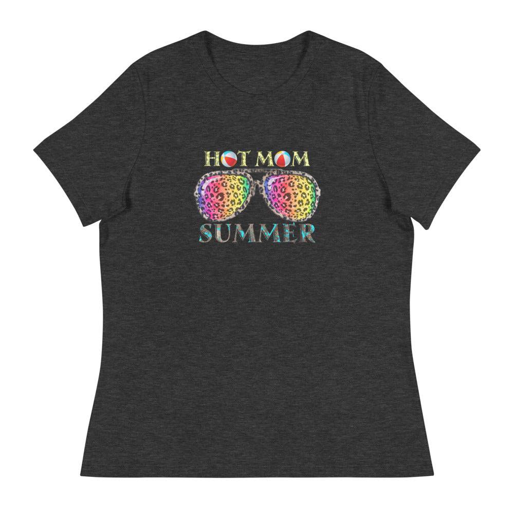 Women's Relaxed T-Shirt/Hot-Mom-Summer - Enet Images