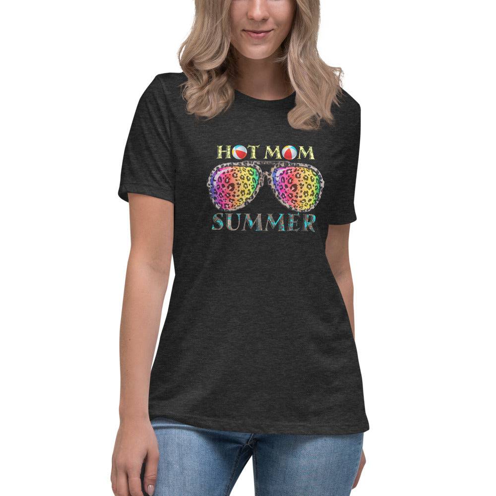 Women's Relaxed T-Shirt/Hot-Mom-Summer - Enet Images