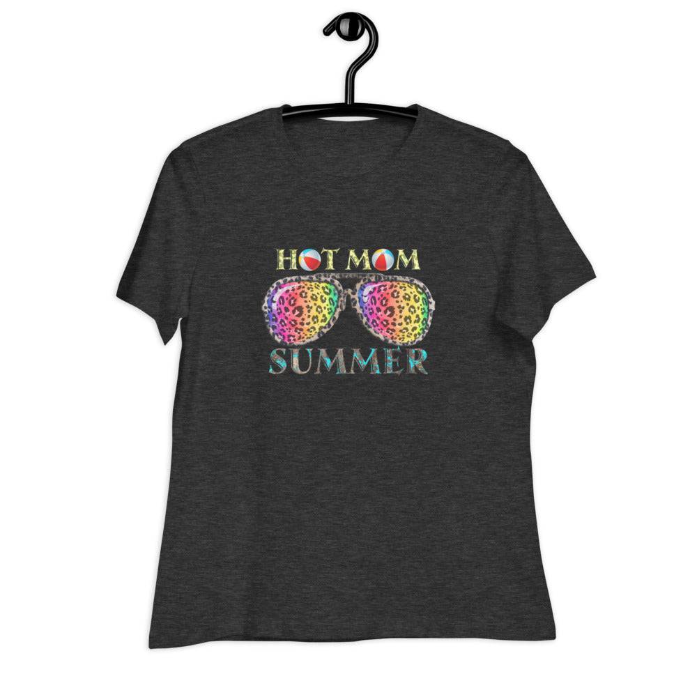 Women's Relaxed T-Shirt/Hot-Mom-Summer - Enet Images