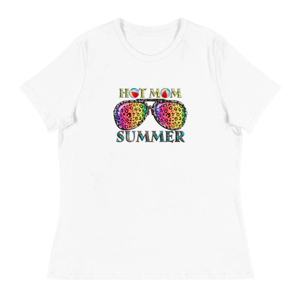 Women's Relaxed T-Shirt/Hot-Mom-Summer - Enet Images