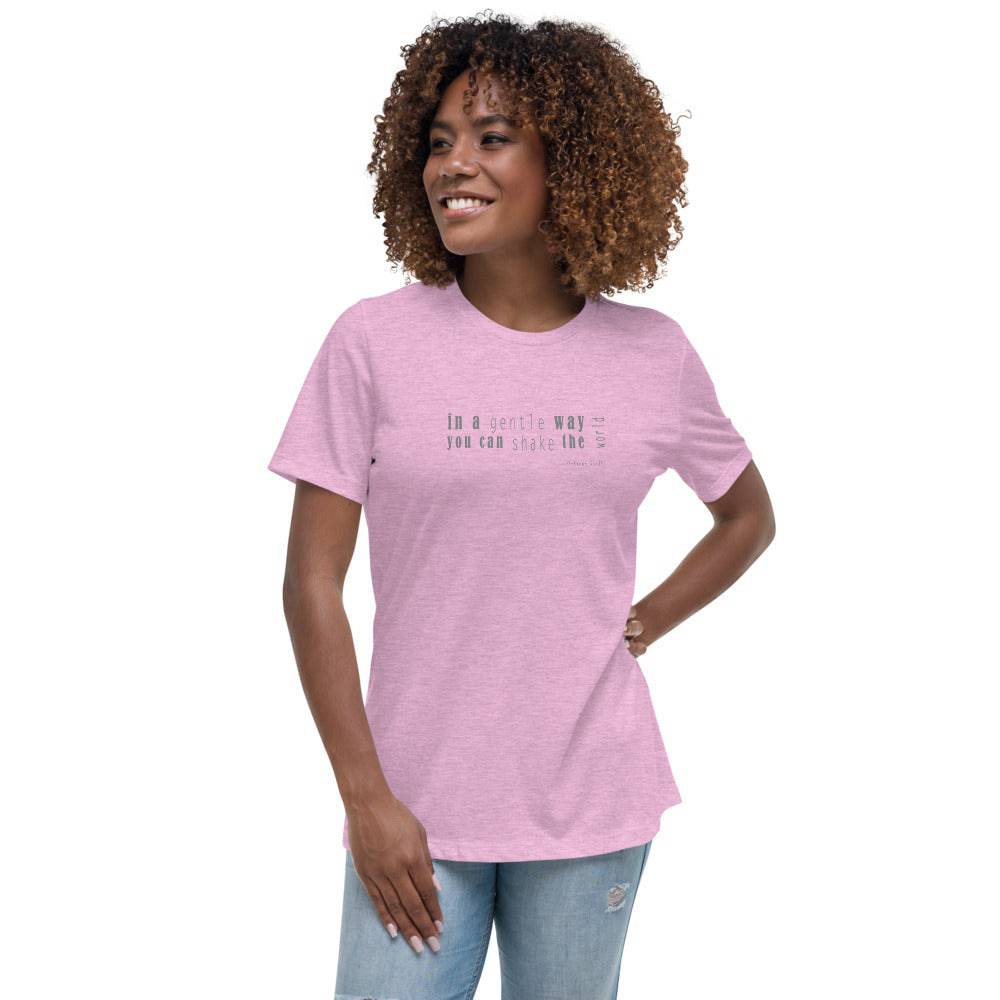 Women's Relaxed T-Shirt/In Gentle Way - Enet Images