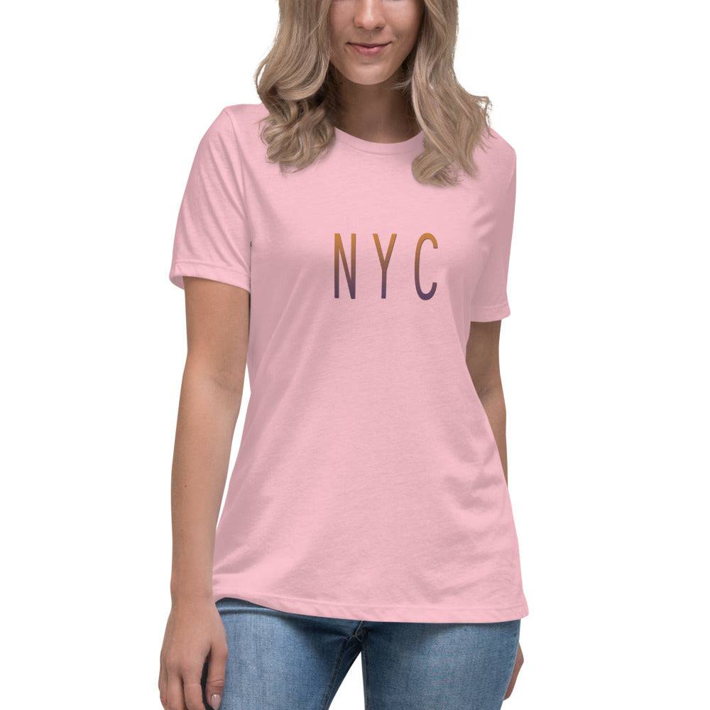 Women's Relaxed T-Shirt/NYC - Enet Images