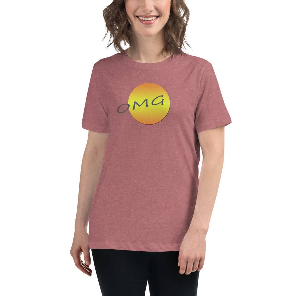 Women's Relaxed T-Shirt/OMG - Enet Images