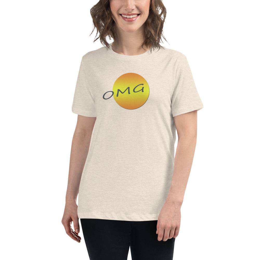 Women's Relaxed T-Shirt/OMG - Enet Images