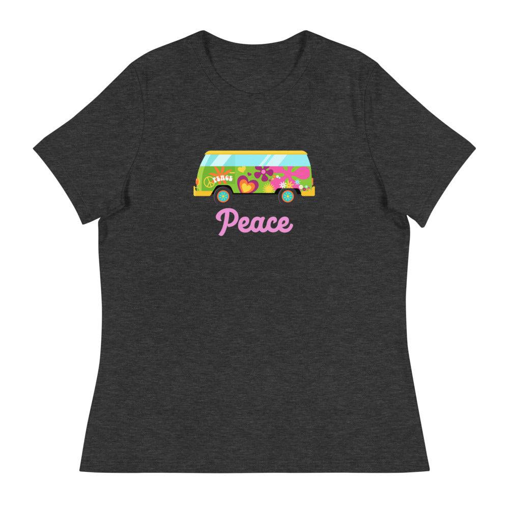 Women's Relaxed T-Shirt/Peace 3 - Enet Images