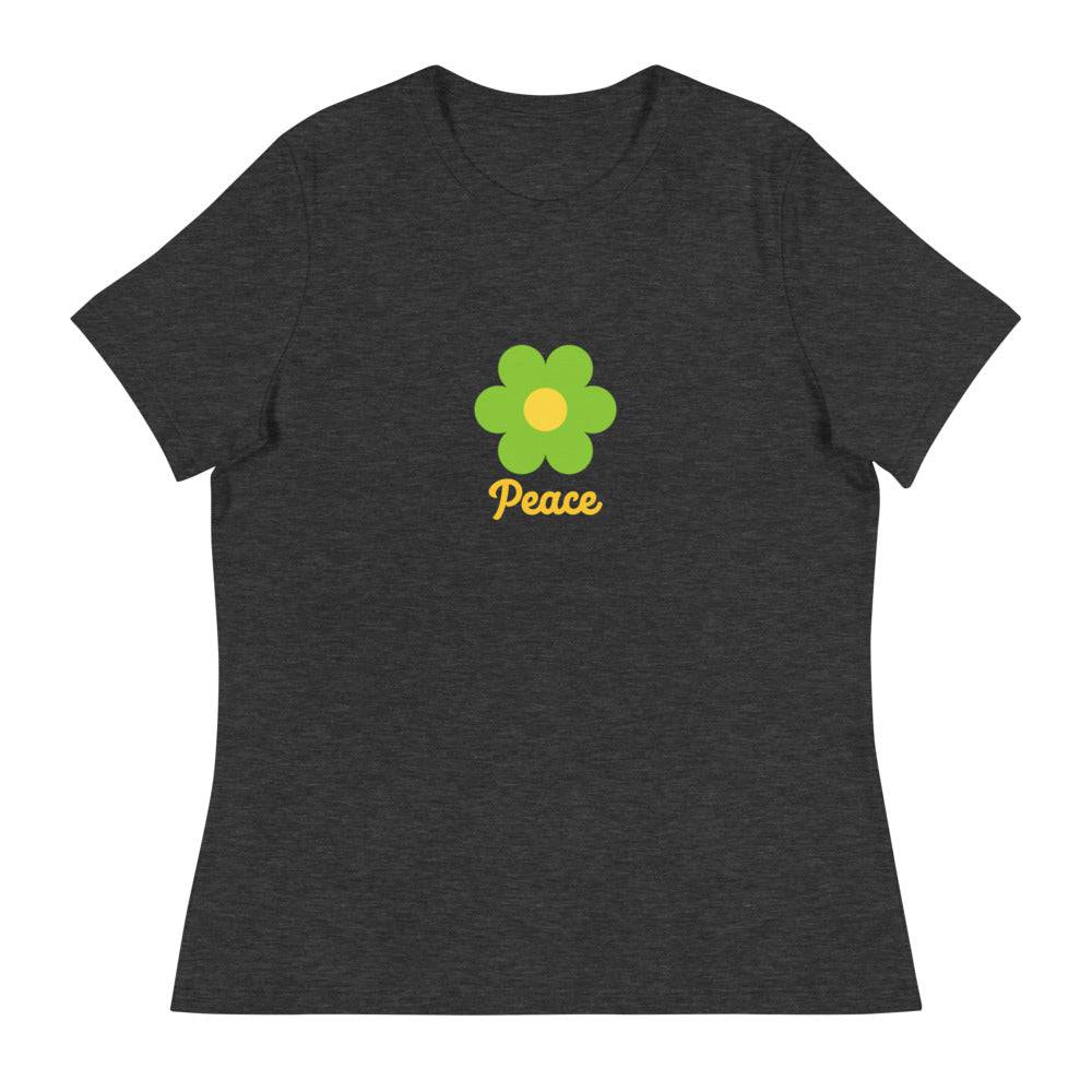 Women's Relaxed T-Shirt/Peace 4 - Enet Images