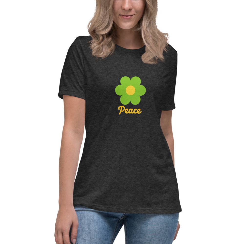 Women's Relaxed T-Shirt/Peace 4 - Enet Images