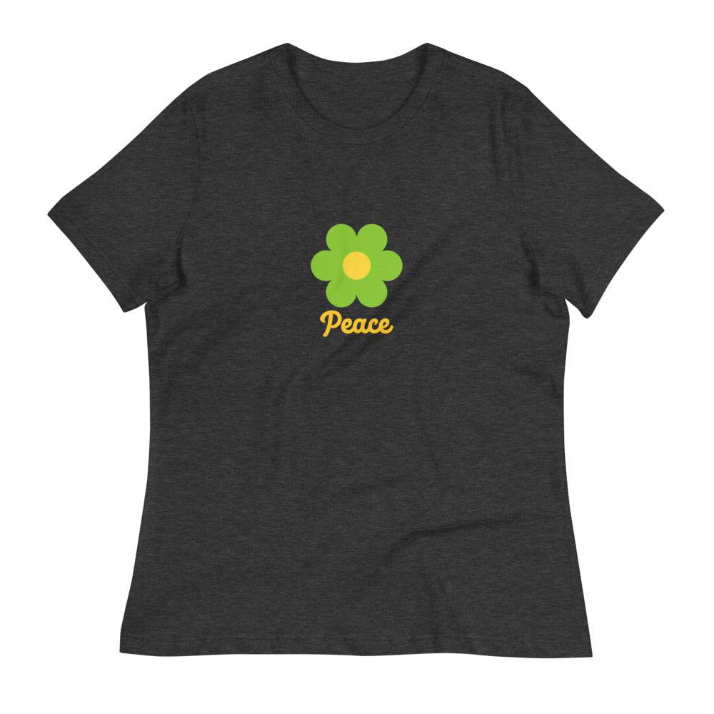 Women's Relaxed T-Shirt/Peace 4 - Enet Images