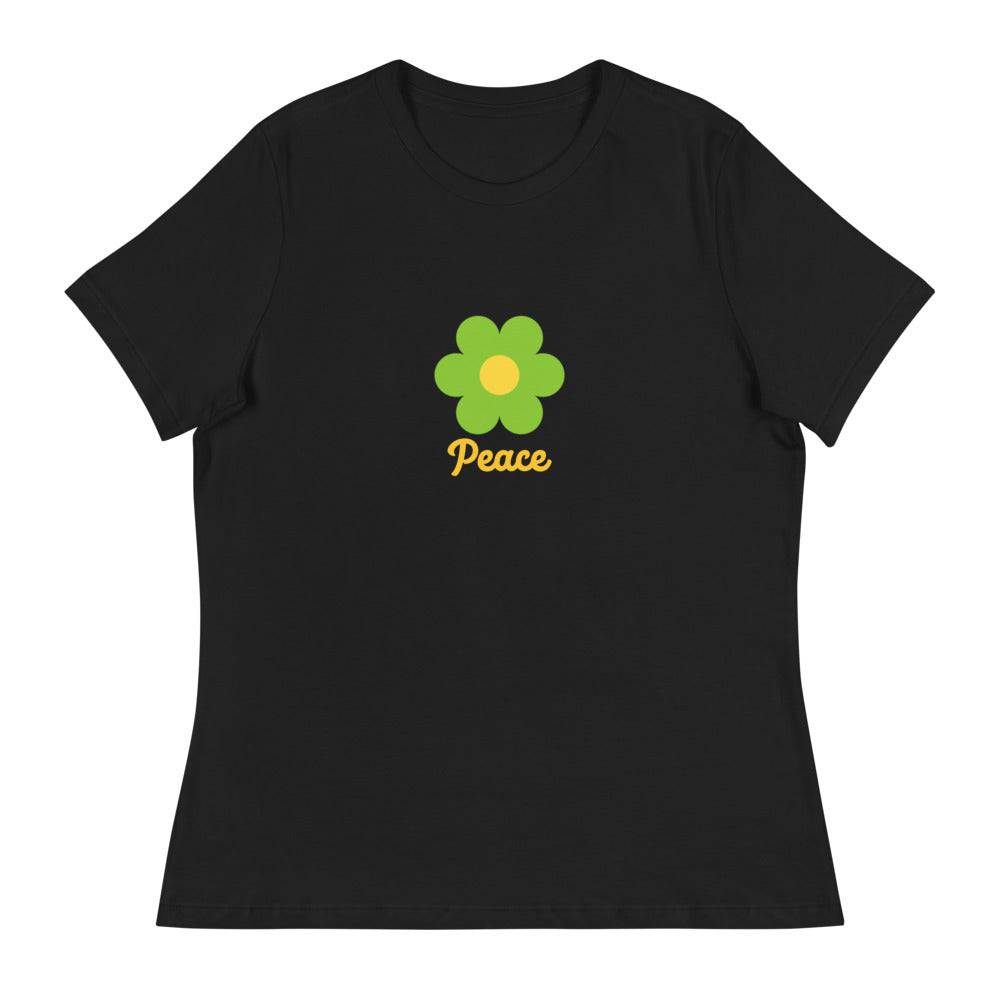 Women's Relaxed T-Shirt/Peace 4 - Enet Images
