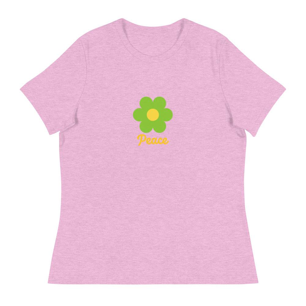 Women's Relaxed T-Shirt/Peace 4 - Enet Images
