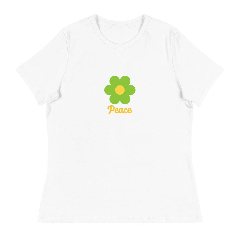 Women's Relaxed T-Shirt/Peace 4 - Enet Images