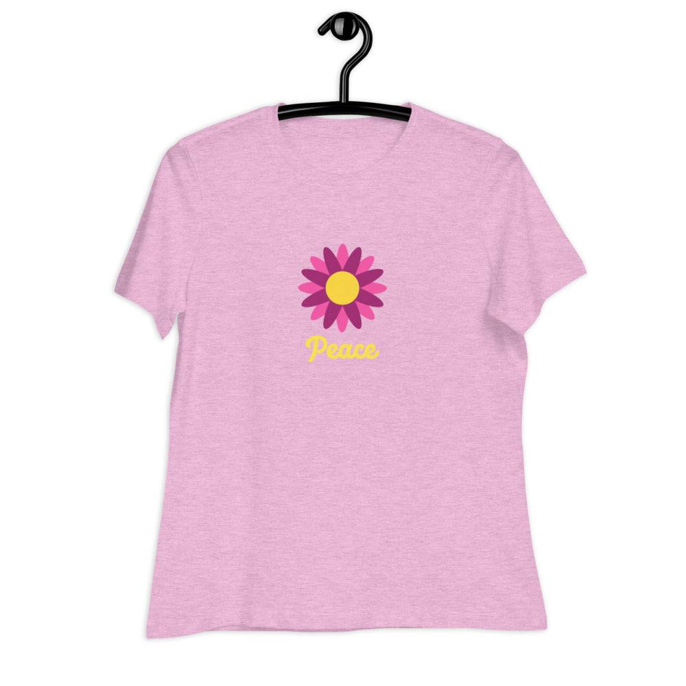 Women's Relaxed T-Shirt/Peace 5 - Enet Images