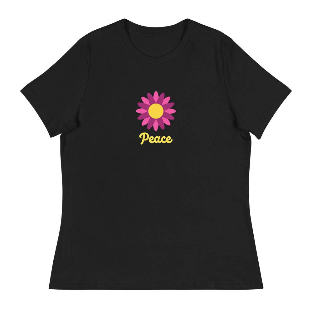 Women's Relaxed T-Shirt/Peace 5 - Enet Images