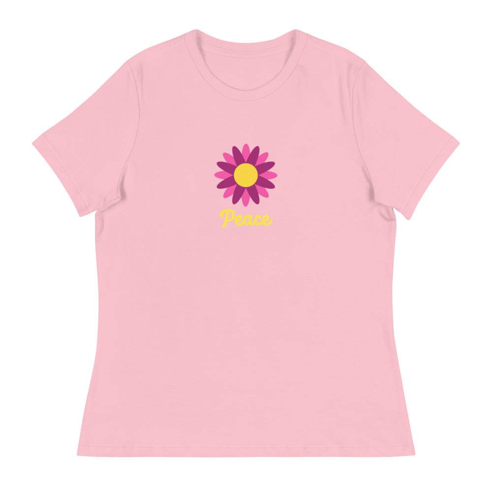 Women's Relaxed T-Shirt/Peace 5 - Enet Images