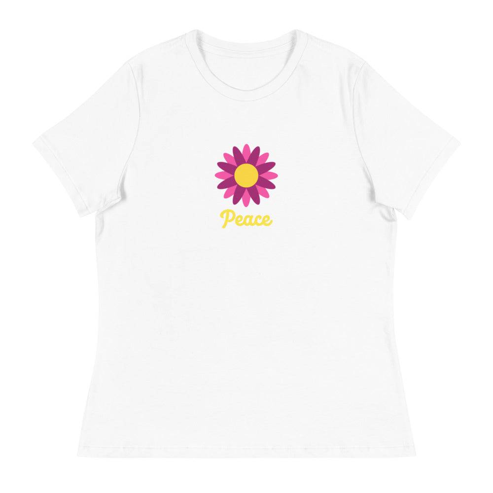 Women's Relaxed T-Shirt/Peace 5 - Enet Images