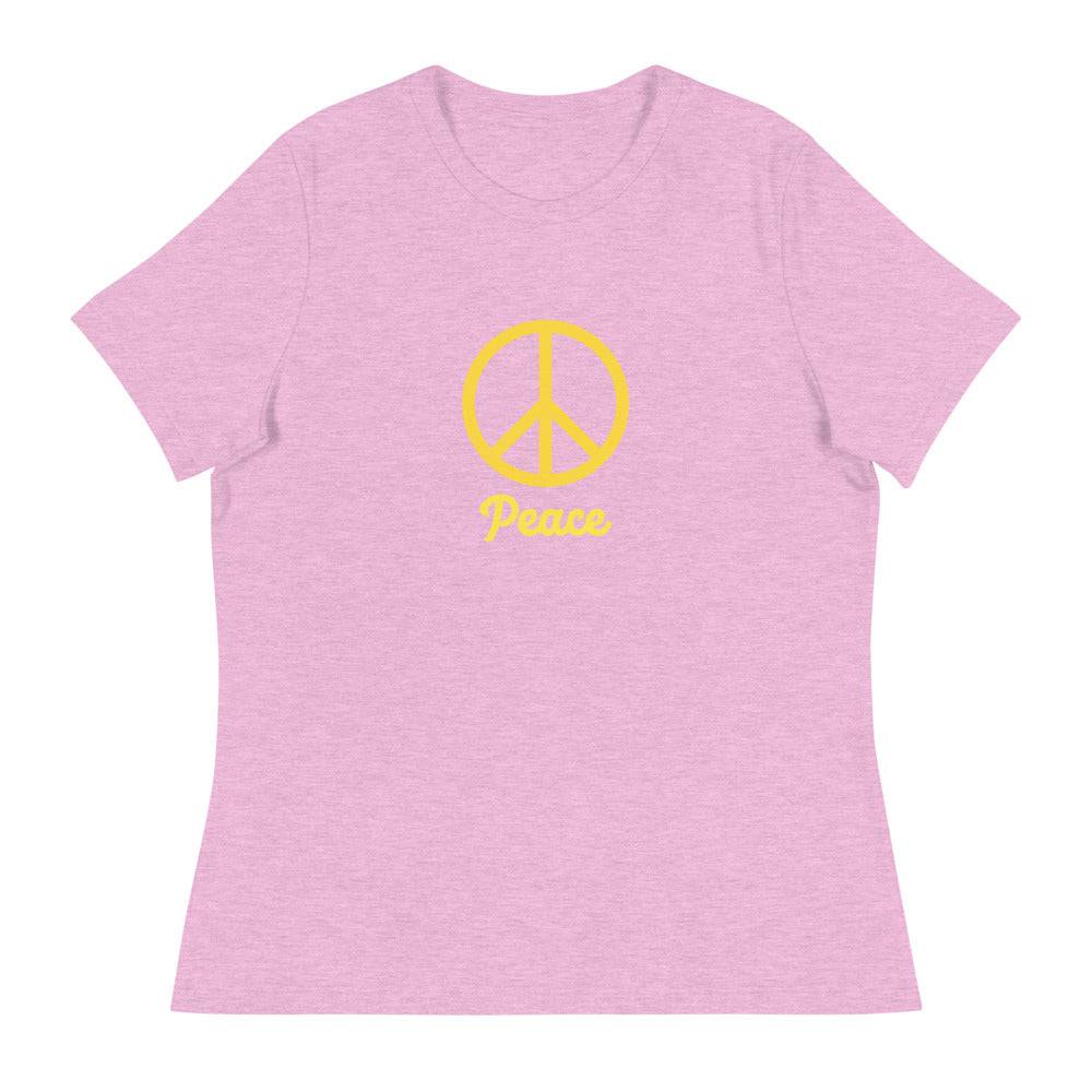Women's Relaxed T-Shirt/Peace 6 - Enet Images