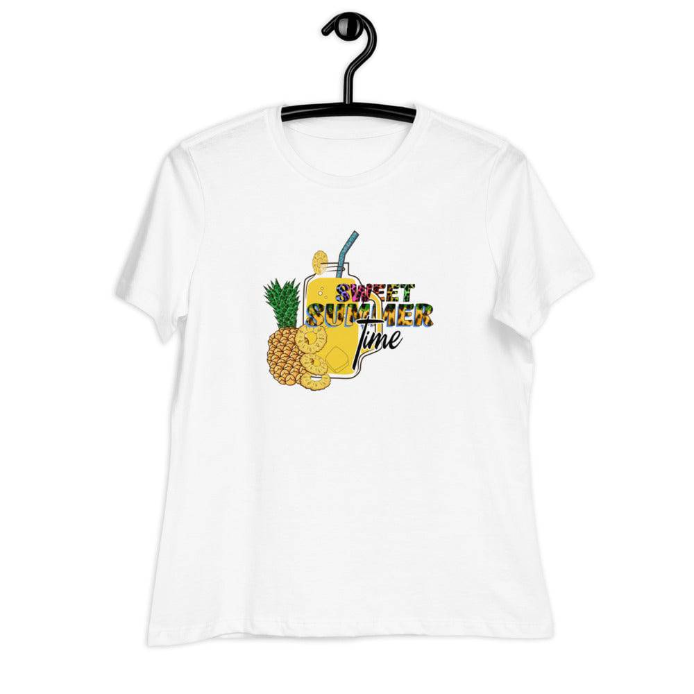 Women's Relaxed T-Shirt/Summer-Sweet-Time - Enet Images