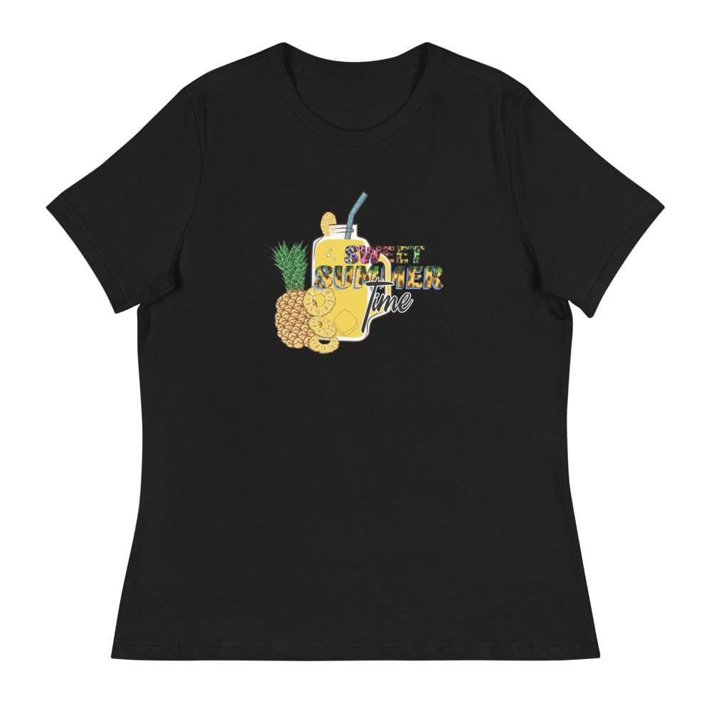 Women's Relaxed T-Shirt/Summer-Sweet-Time - Enet Images