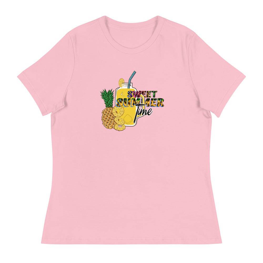 Women's Relaxed T-Shirt/Summer-Sweet-Time - Enet Images