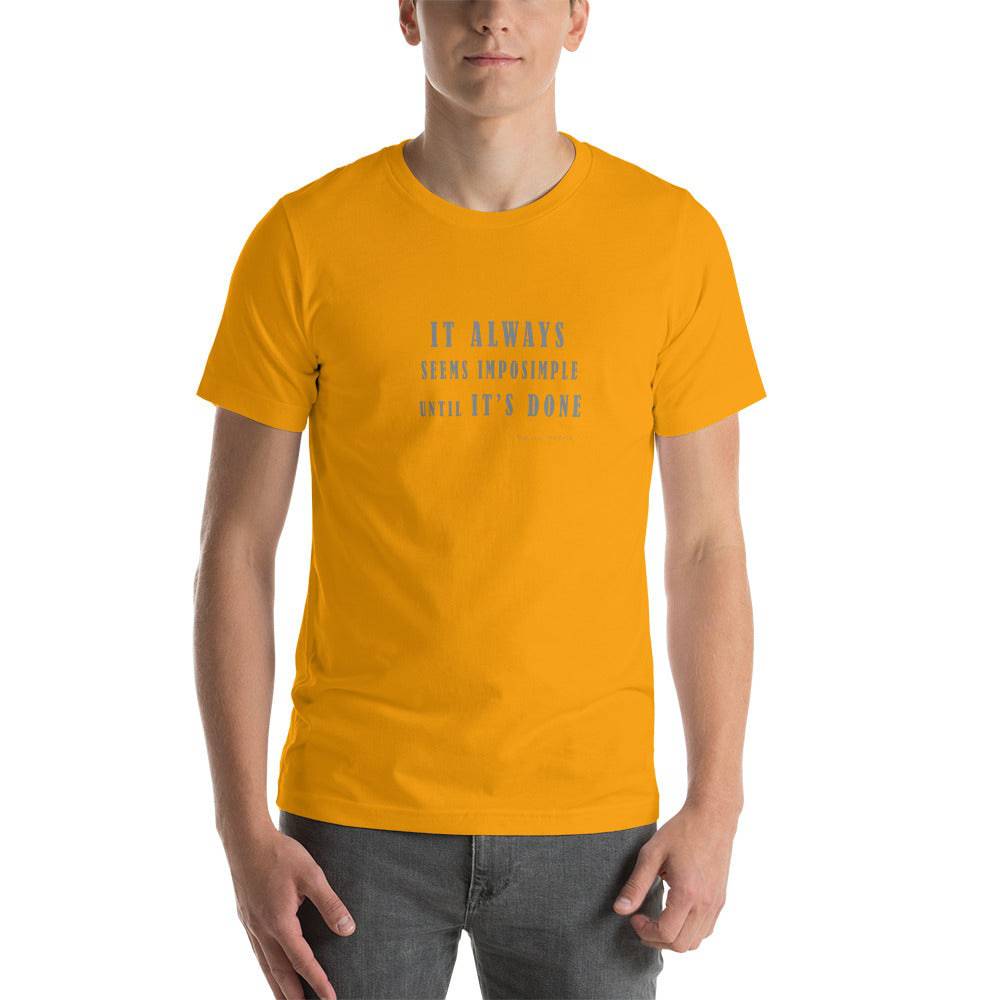 Short-Sleeve Unisex T-Shirt/It always - Enet Images