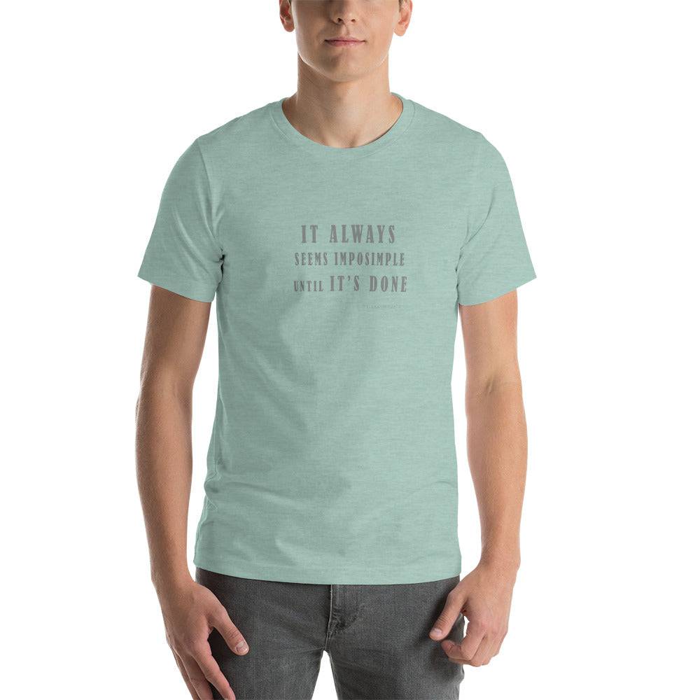 Short-Sleeve Unisex T-Shirt/It always - Enet Images