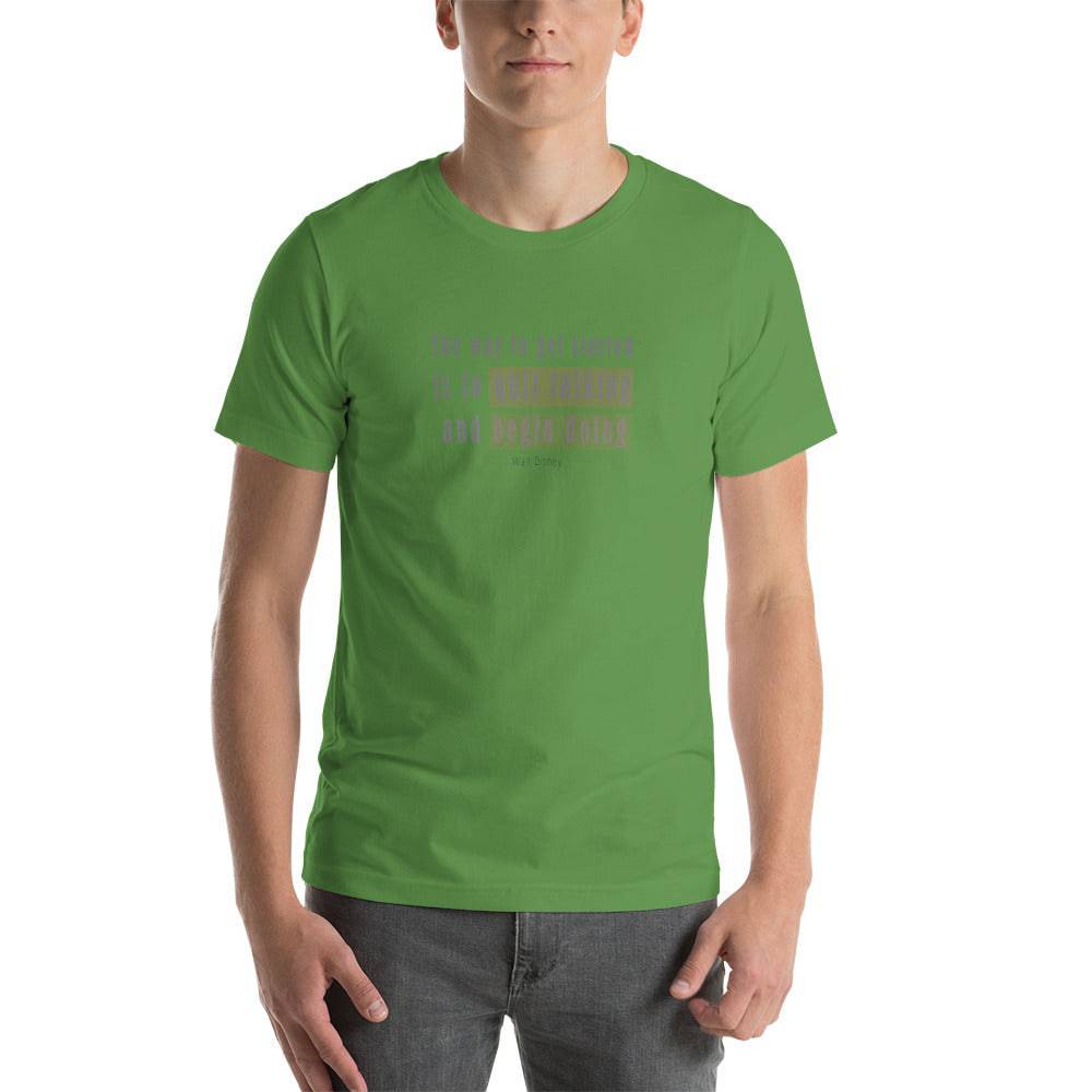 Short-Sleeve Unisex T-Shirt/The Way To Get Started - Enet Images