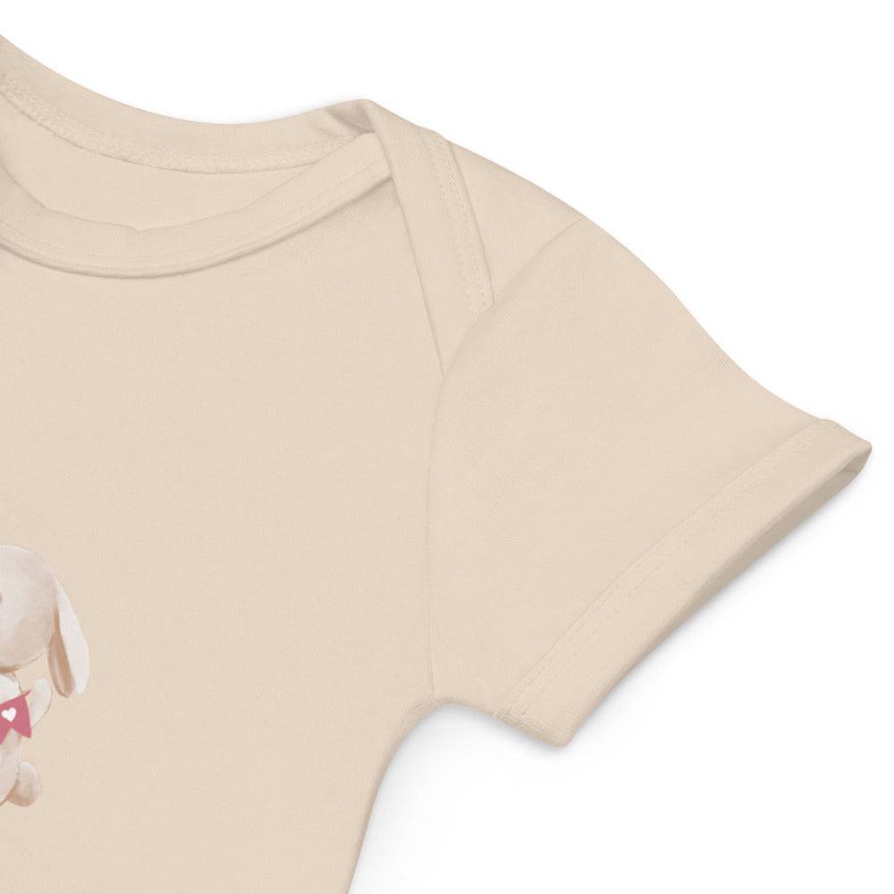 Organic cotton baby bodysuit/Bunnies - Enet Images
