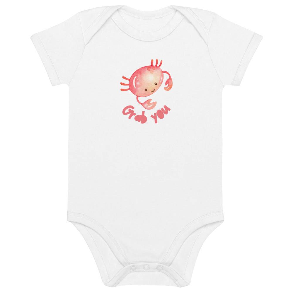 Organic cotton baby bodysuit/Grab you - Enet Images