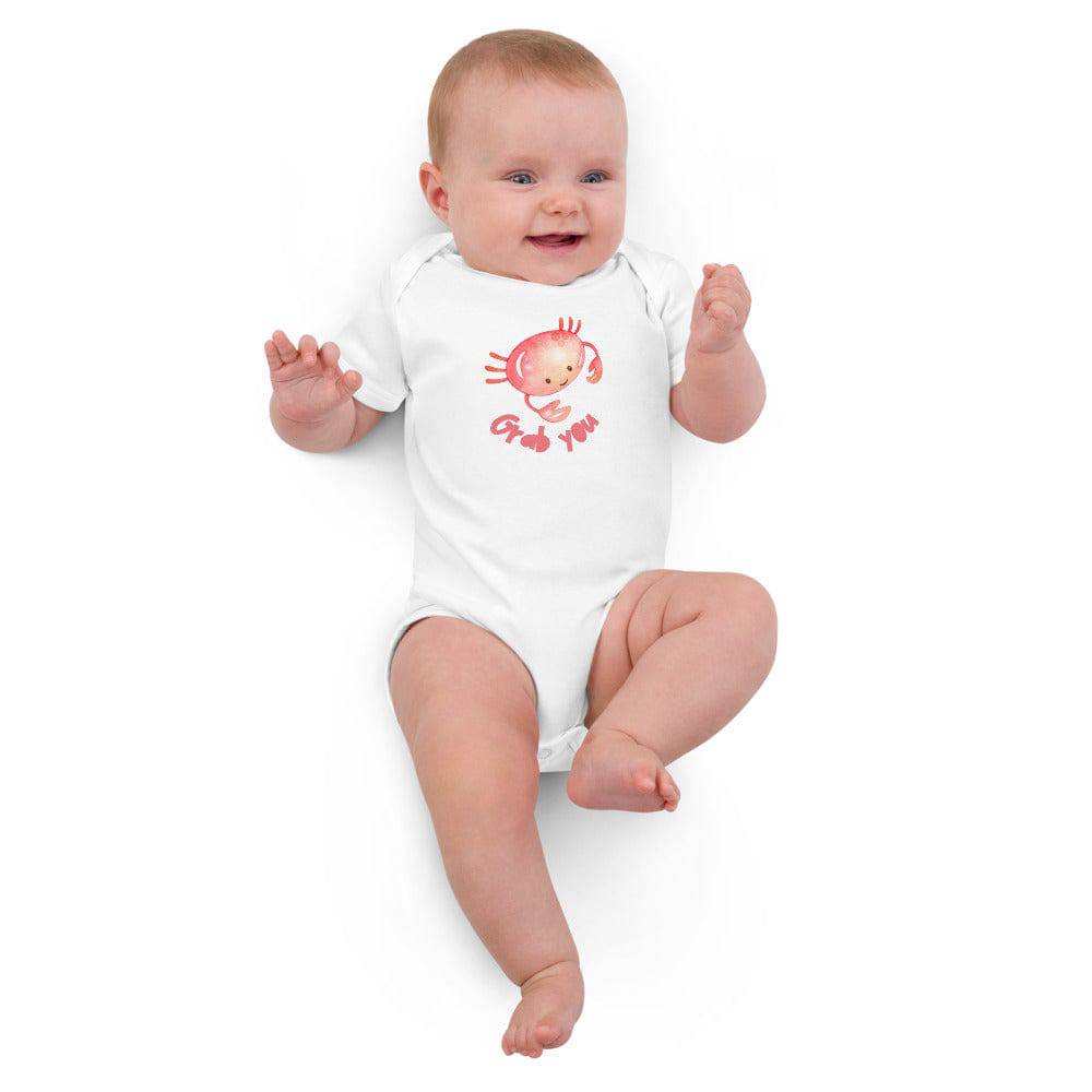 Organic cotton baby bodysuit/Grab you - Enet Images