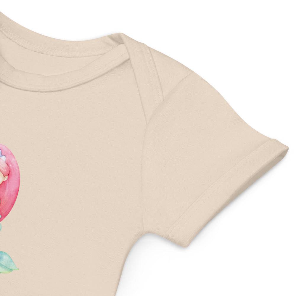 Organic cotton baby bodysuit/Little Mermaid - Enet Images