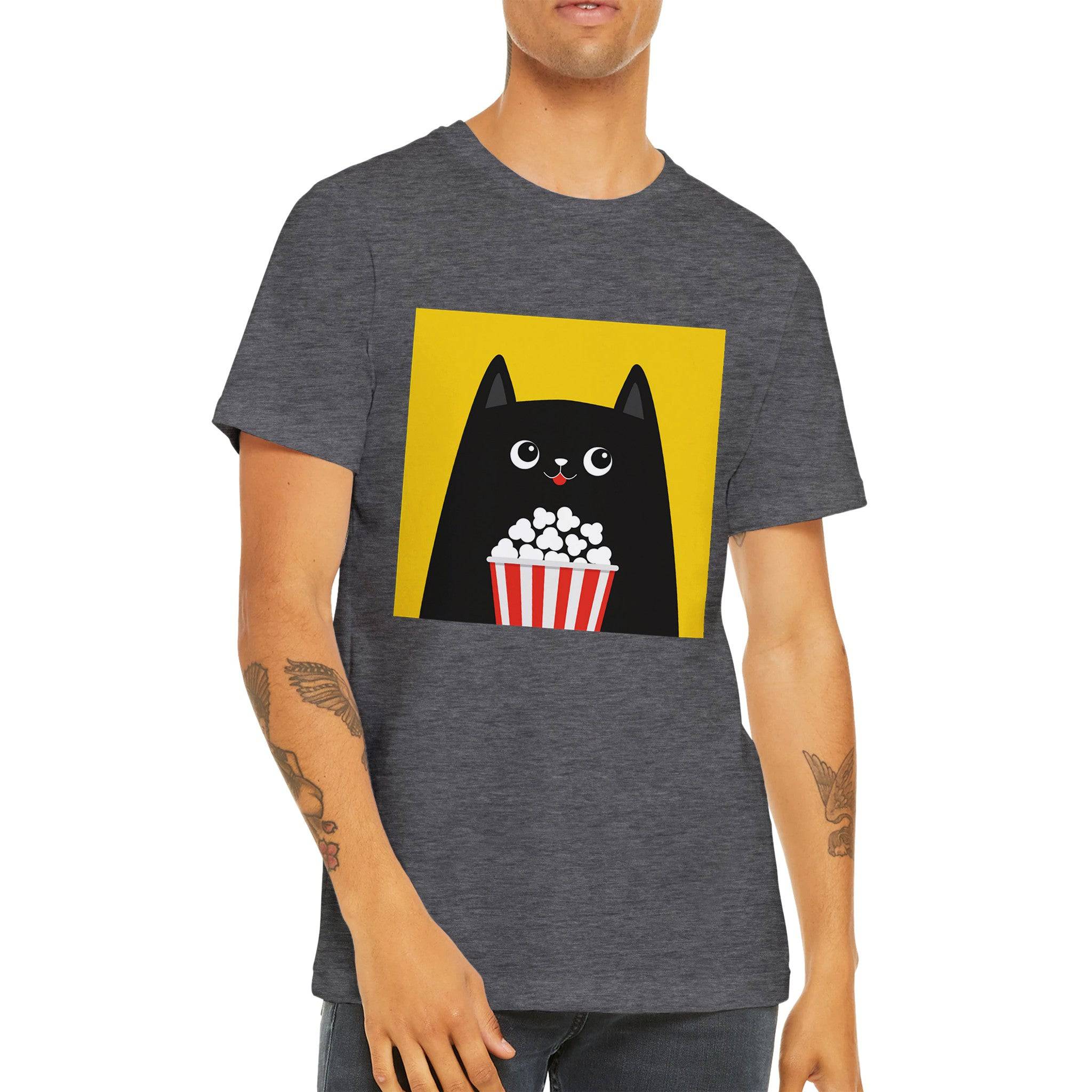 Premium Unisex Crewneck T-shirt/popcorn - Enet Images