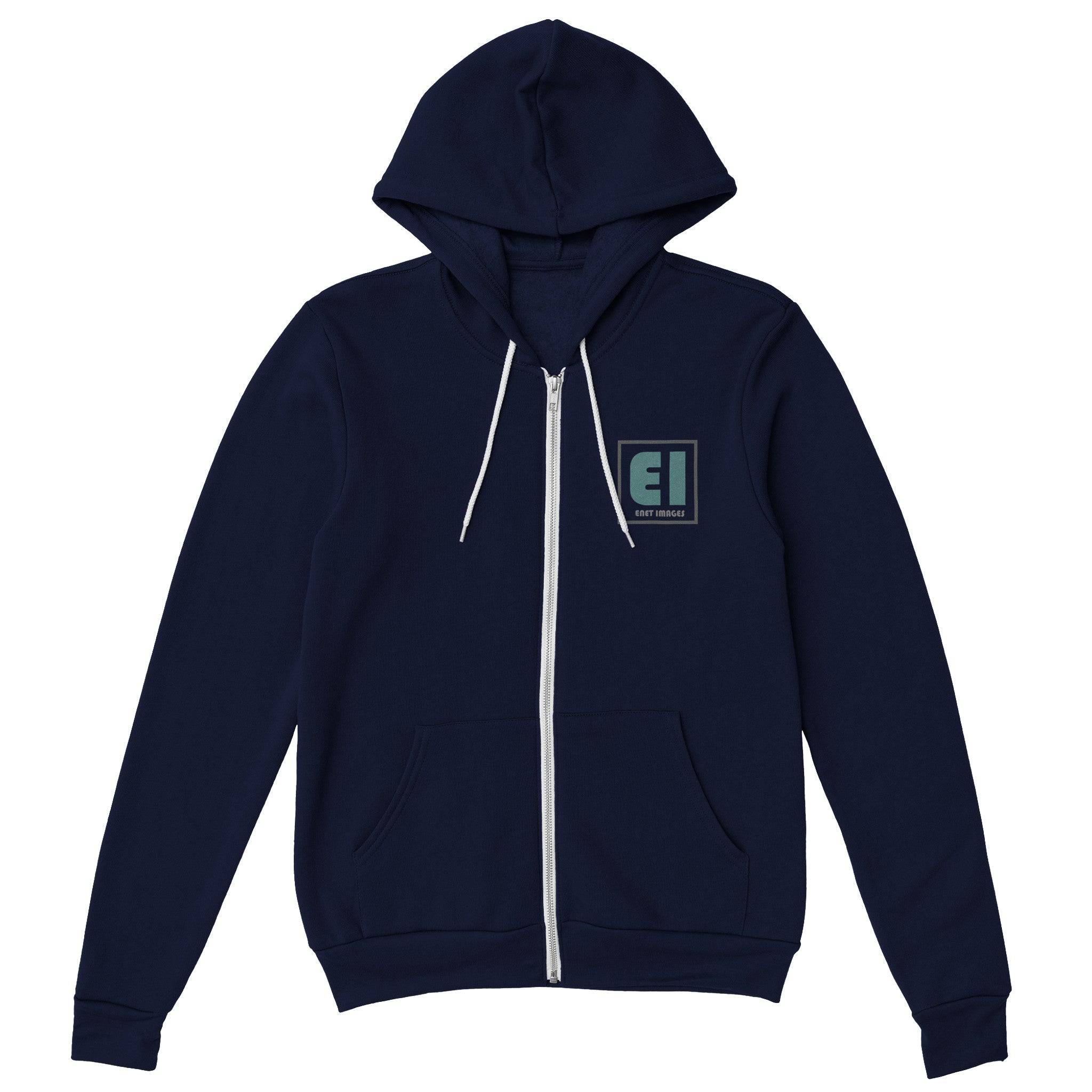 Premium Unisex Zip Hoodies/Enet-Images - Enet Images