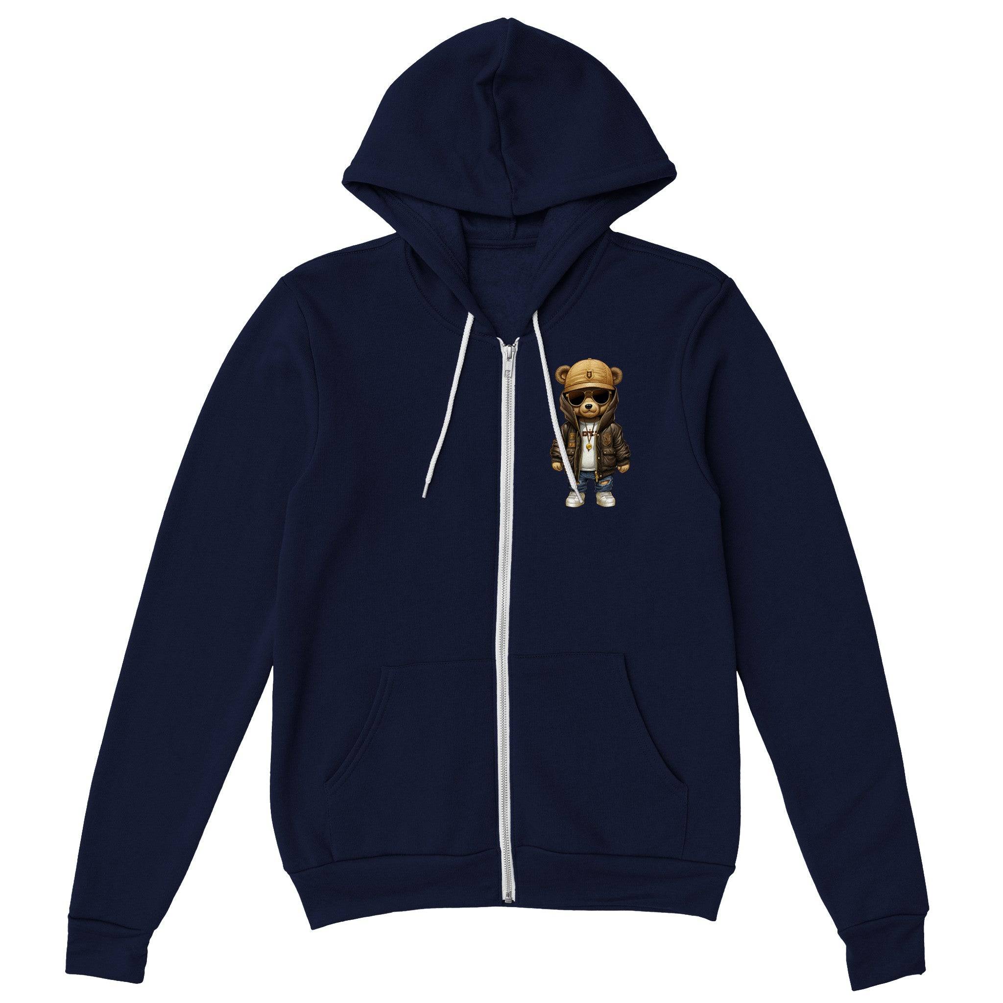 Premium Unisex Zip Hoodies/Teddy-bear-Fellow - Enet Images