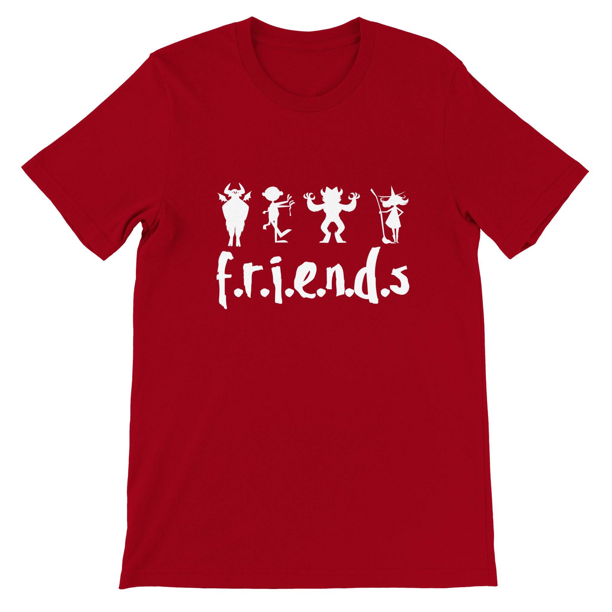 Budget Unisex Crewneck T-shirt/Friends-Halloween - Enet Images