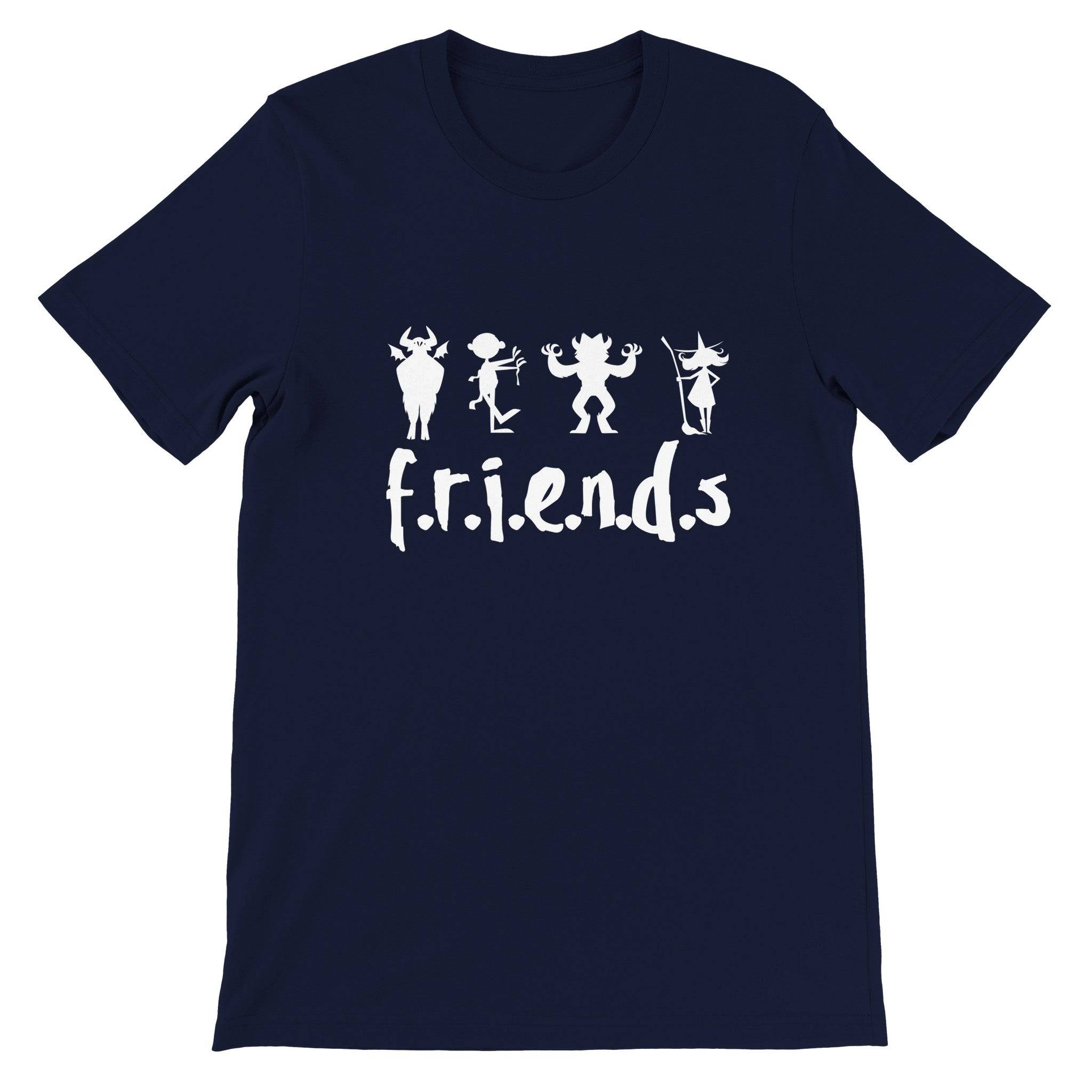 Budget Unisex Crewneck T-shirt/Friends-Halloween - Enet Images