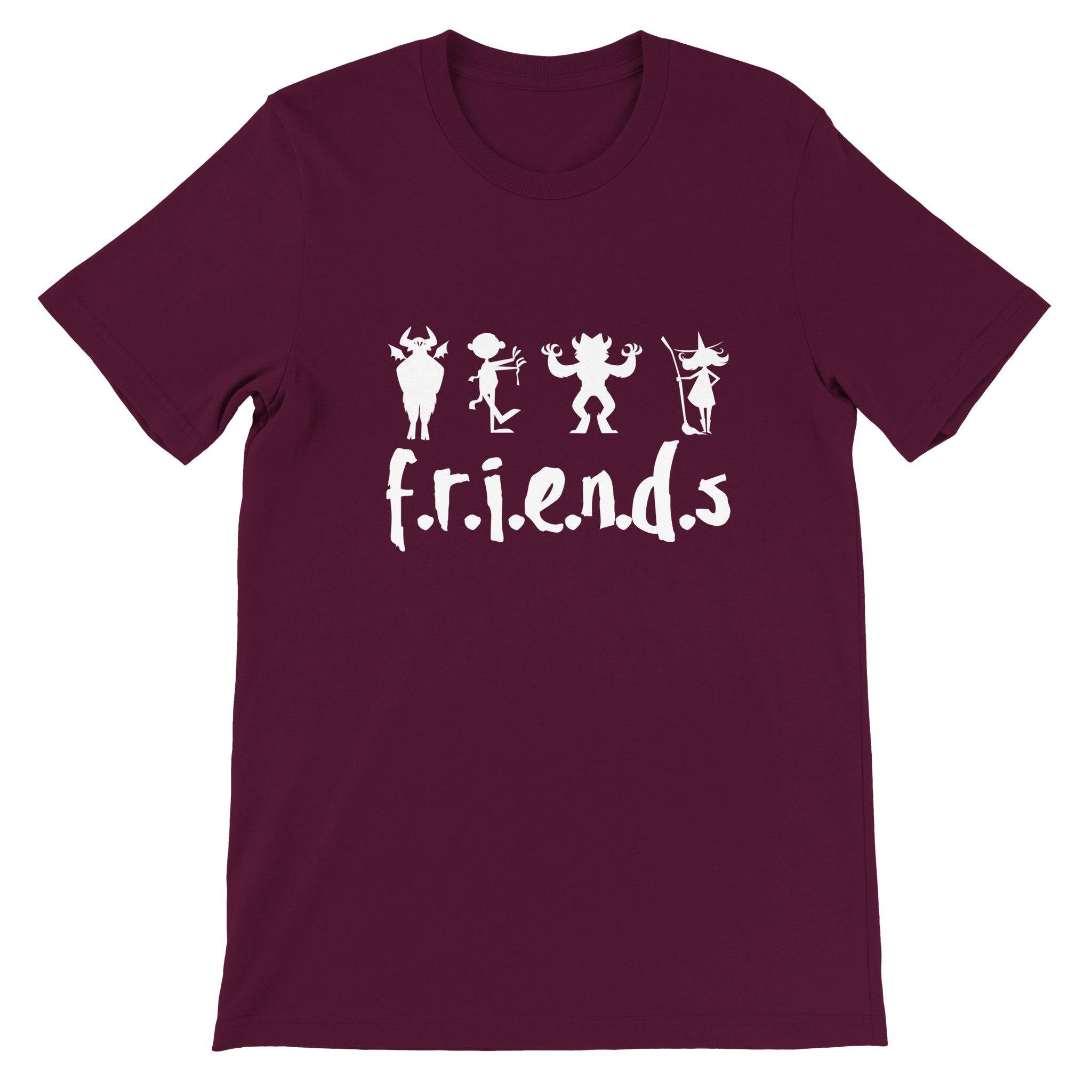 Budget Unisex Crewneck T-shirt/Friends-Halloween - Enet Images