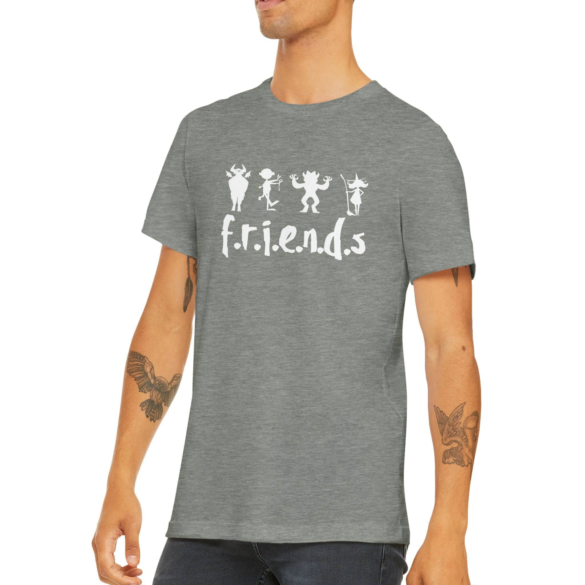 Budget Unisex Crewneck T-shirt/Friends-Halloween - Enet Images