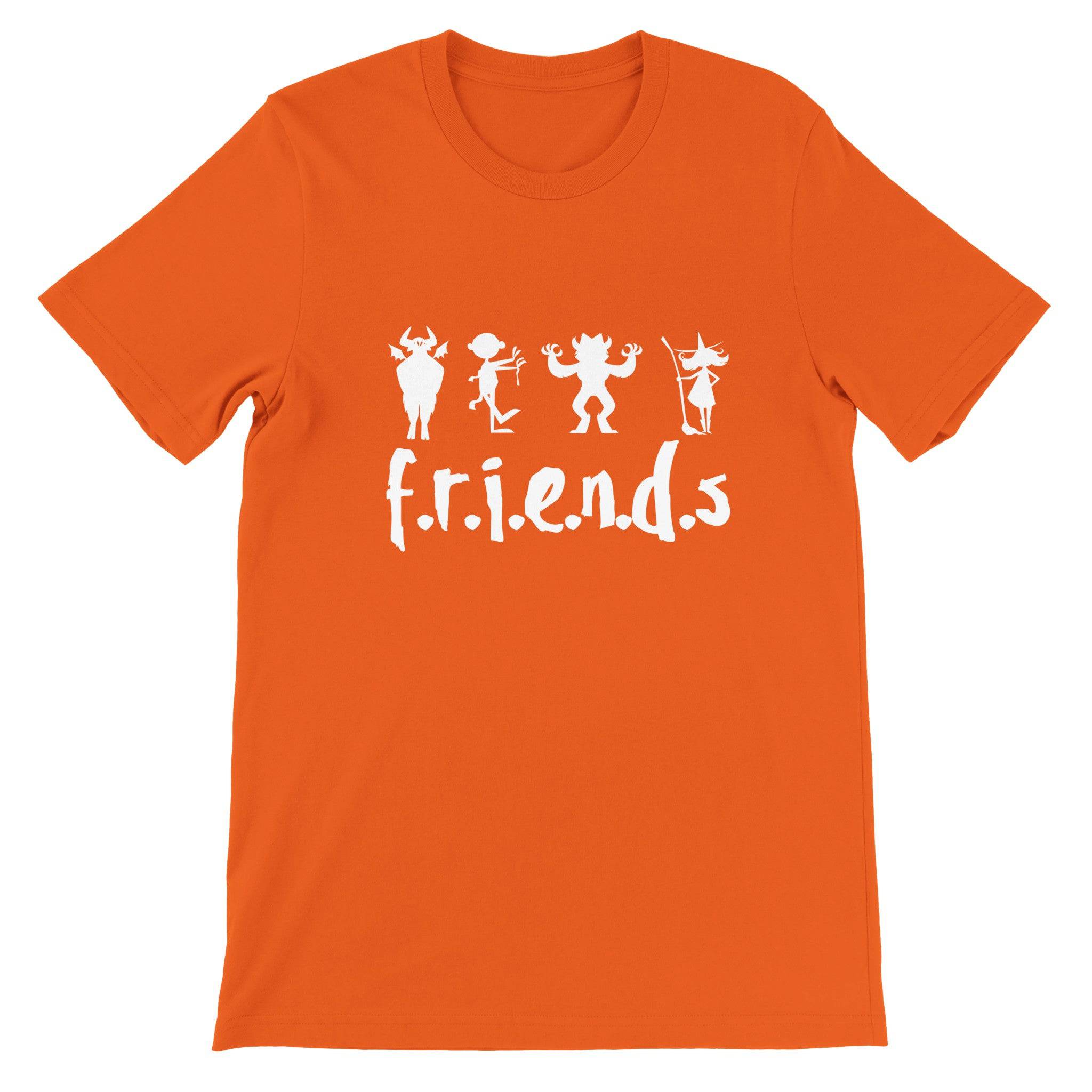 Budget Unisex Crewneck T-shirt/Friends-Halloween - Enet Images