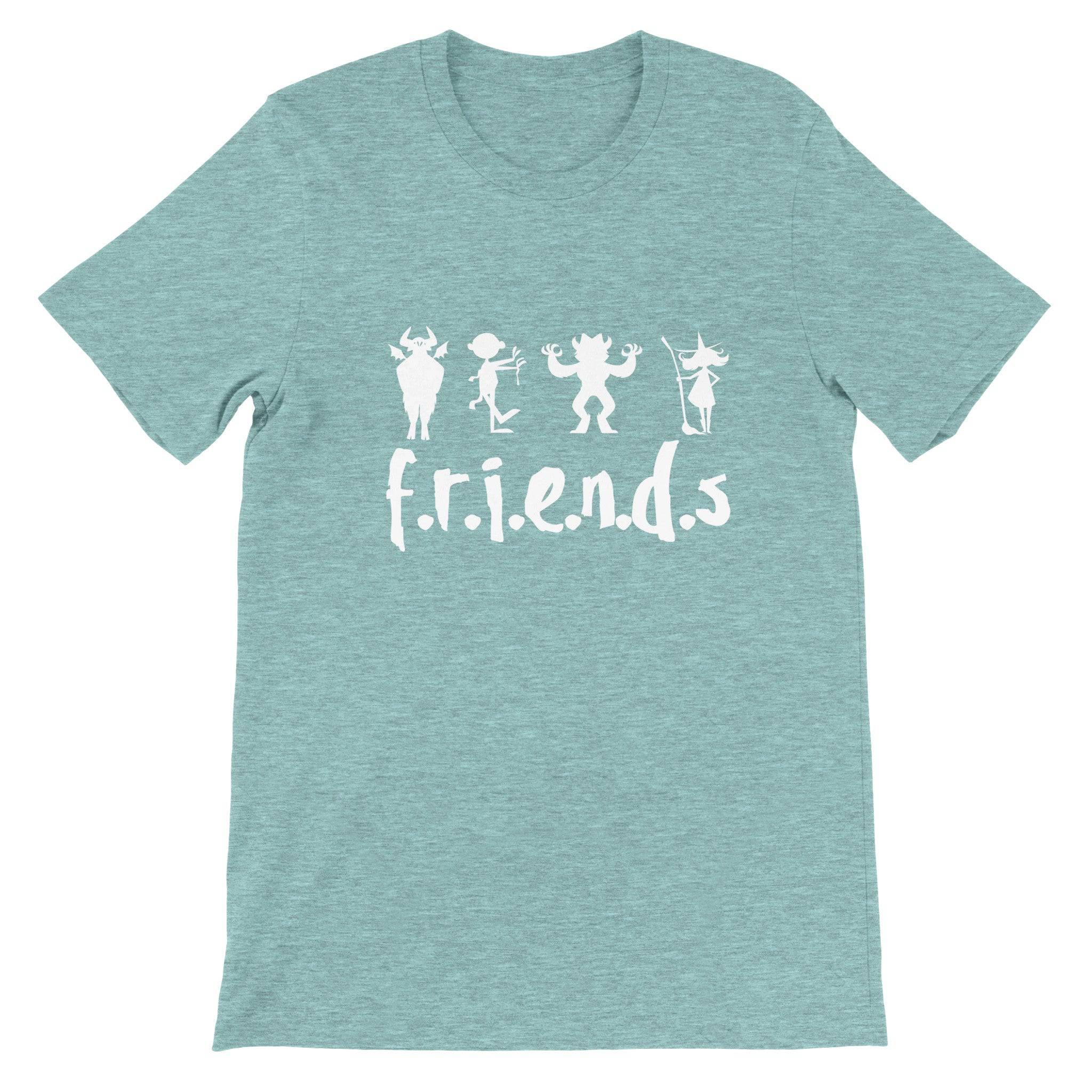 Budget Unisex Crewneck T-shirt/Friends-Halloween - Enet Images