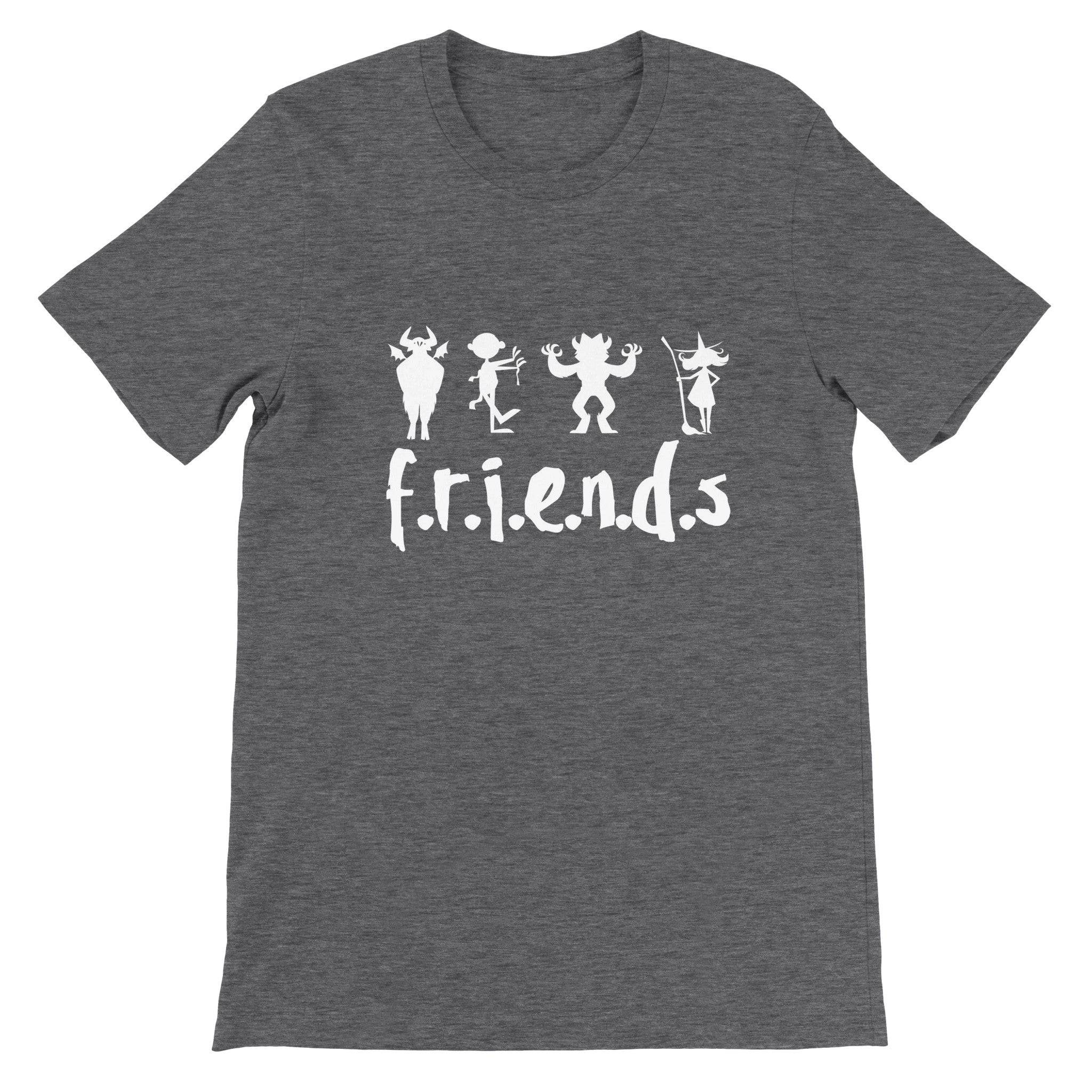 Budget Unisex Crewneck T-shirt/Friends-Halloween - Enet Images