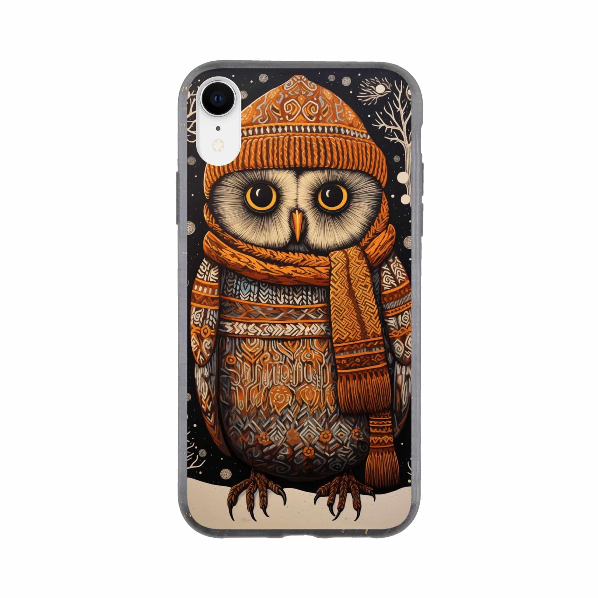 I-Phone Bio case/Owl-Winter - Enet Images