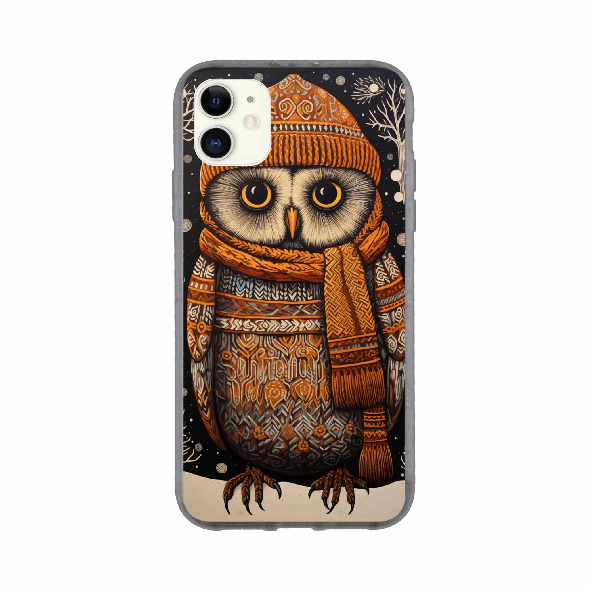 I-Phone Bio case/Owl-Winter - Enet Images