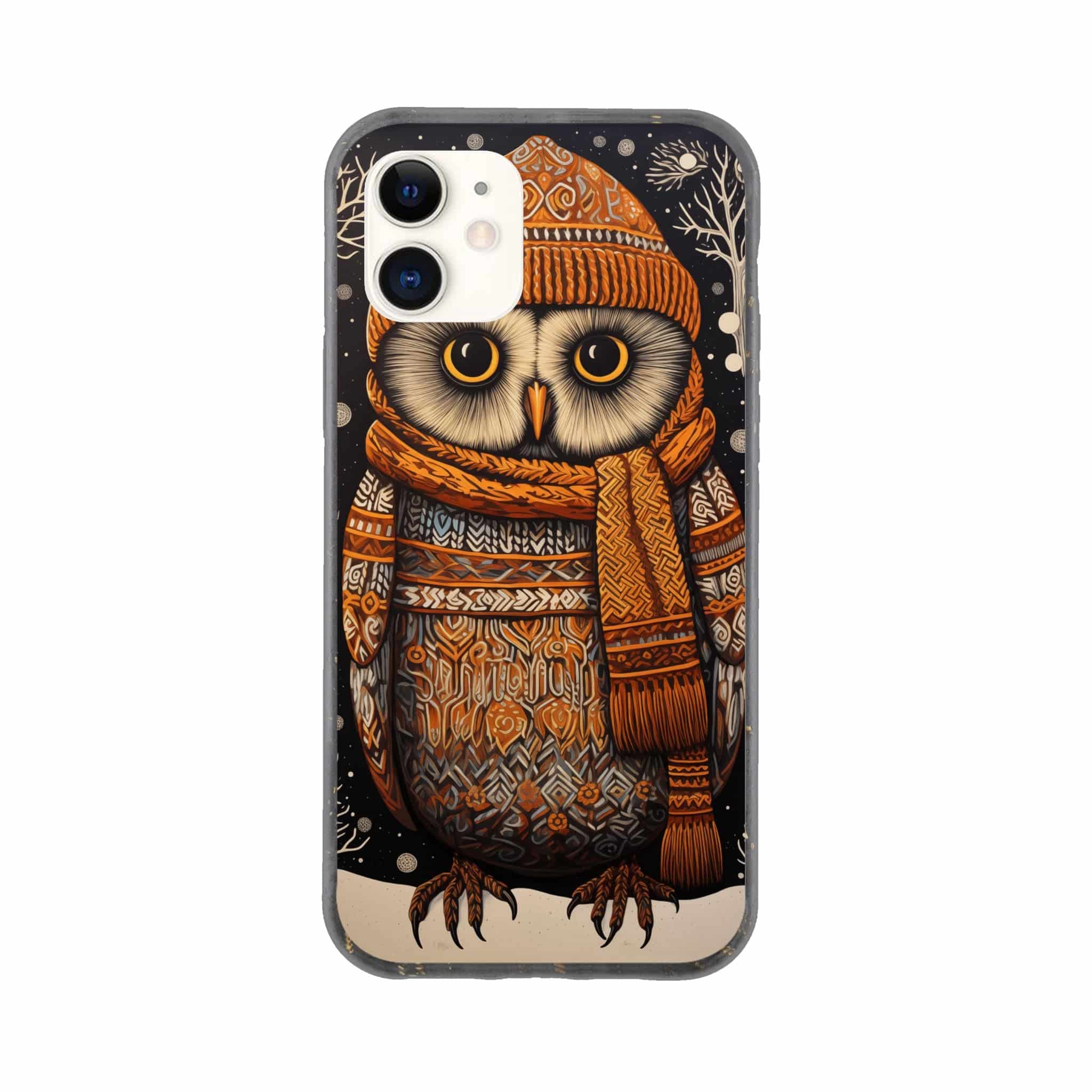 I-Phone Bio case/Owl-Winter - Enet Images