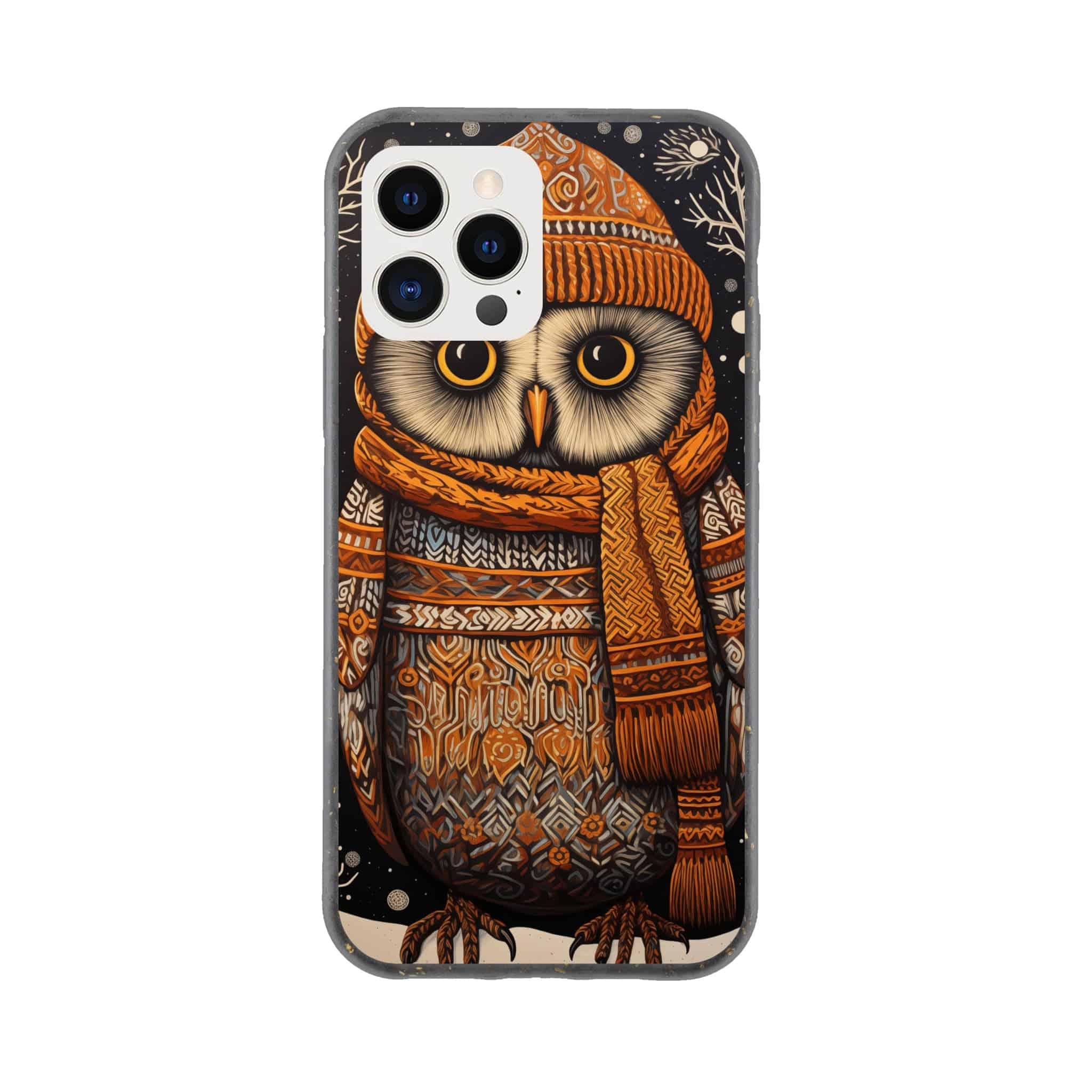 I-Phone Bio case/Owl-Winter - Enet Images