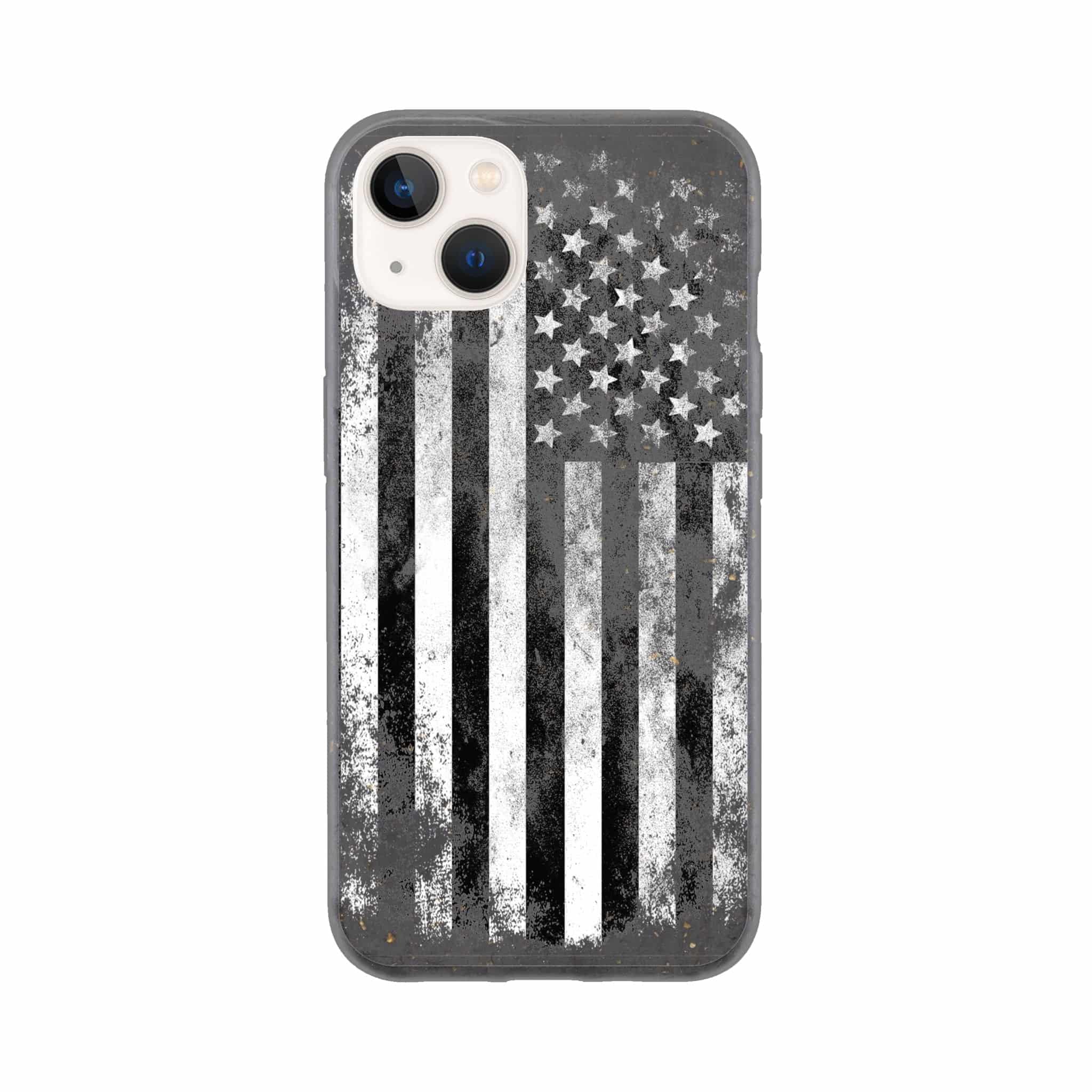 I-Phone Bio case/US-Vintage-Flag-BW - Enet Images